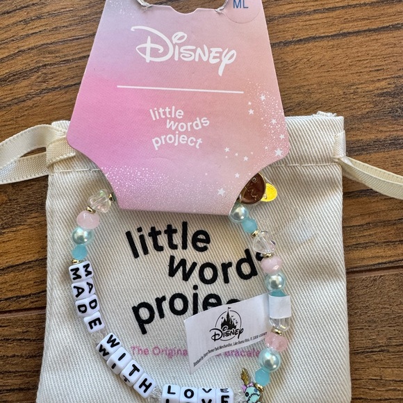 Little Words Project Accessories - Disney x Little Words Project Bracelet - Made With Love - Lilo And Stitch